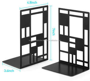 Support de livre en métal avec finition noire, parfait pour la décoration de table, décoration de la maison, articles de décoration de luxe - Product Image 3