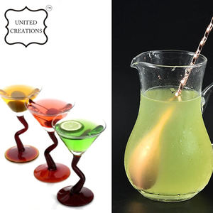 Cuchara mezcladora en espiral larga de acero inoxidable de alta calidad para agitar cócteles, Kits de barman, herramienta de barra esencial - Product Image 4