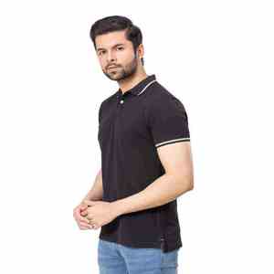 Polo à col rabattu très vendu, 100% coton, broderie, entreprise de fabrication pakistanaise, prix abordables - Product Image 5