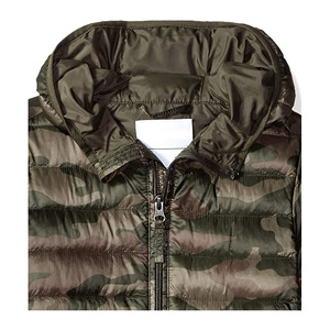 New Trendy Shiny <b>Camo</b> Design <b>Men's</b> Puffer <b>Jackets</b> Fully Customized Design Windproof Puffer <b>Jacket</b> For <b>Men</b> - Product Image 2