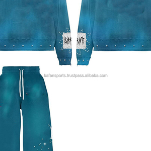 Survêtement personnalisé de haute qualité pour hommes tenue décontractée survêtement pour hommes survêtement 2 pièces pull-over Gym Jogging Suit - Product Image 5