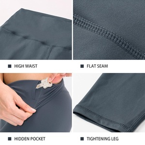 Yoga Legging Gym Pantalones para Fitness Transpirable leggy Ladies Gym Workout Leggings de cintura alta OEM personalizado - Product Image 4