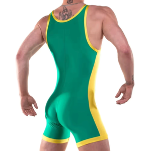 Traje de Halterofilia de Alta Calidad, Singlet para Levantamiento de Pesas y Lucha Libre para Hombre - Product Image 3