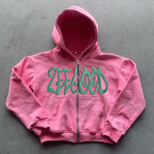 Sudadera con Capucha Extra Grande para Hombre, Personalizable, 100% Algodón Grueso, con Logotipo Bordado, de Alta Calidad, para Invierno, Talla Grande - Product Image 1