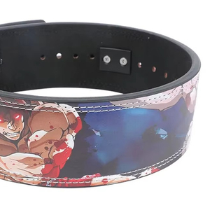 เข็มขัดหนังอนิเมะสำหรับยกน้ำหนักเข็มขัดออกกำลังกายแบบสควอตสำหรับฝึกยกกระชับเข็มขัดพยุงหลังสำหรับฝึกยกน้ำหนัก - Product Image 4