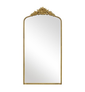 Grand miroir de sol ovale moderne avec cadre noir minimaliste pour une décoration intérieure élégante de la chambre à coucher - Product Image 4
