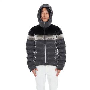 2023 <b>Top</b> Selling Custom <b>Men's</b> Puffer Jacket High Premium Thick Camouflage Stand Oversized Pullover Long Sleeves New Winter - Product Image 3