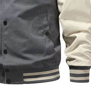 Grace Collection แจ็กเก็ตขนแกะ100% สำหรับผู้ชาย, แจ็กเก็ตคอปกตั้งปรับแต่งได้เต็มที่สำหรับคอลเลกชันฤดูหนาว - Product Image 5