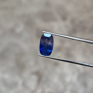 Pierre précieuse saphir bio naturel, taille coussin, 2-5 mm, 3 carats, origine Cachemire, facetté pour la fabrication de bijoux - Product Image 3