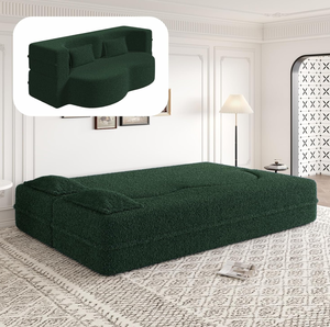 Sofá <span class=keywords><strong>cama</strong></span> de compresión, sofá moderno de tela con forma de sala de estar, muebles de apartamento informales que se pueden convertir <span class=keywords><strong>en</strong></span> sofá Modular - Product Image 2