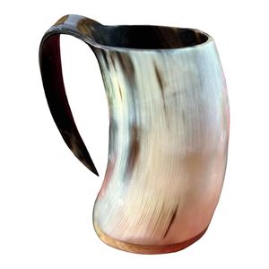 Tasse à corne Viking finie à la main en gros de qualité supérieure tasses à bière naturelles pour une utilisation en fête - Product Image 1
