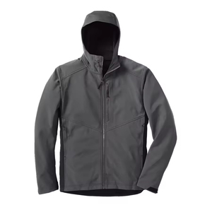 Wholesale Breathable Unisex <b>Lightweight</b> Canvas Softshell Jacket Plus+ <b>Parka</b> Waterproof Windproof Eco-Friendly Stand Front - Product Image 3