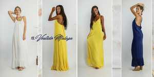 Robe maxi prête-à-porter, robe maxi bohème, robe longue à manches longues - Product Image 2