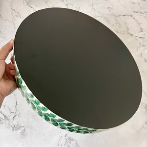 Bandeja de servicio decorativa de nácar de exportador indio para invitados de alojamiento y exhibición de mesa con embalaje personalizado - Product Image 3