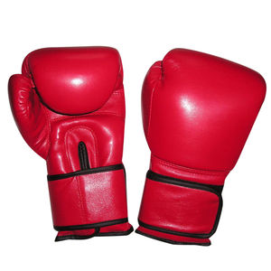 Guantes de boxeo de cuero profesionales personalizados al por mayor de 8oz y 12oz, guantes de competición duraderos para adultos, precio - Product Image 4
