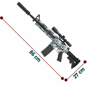 Pistola de Paintball Automática M4 con 10,000 Bolas de Gel de Agua de Alto Rendimiento para Deportes o Competencia - Product Image 5