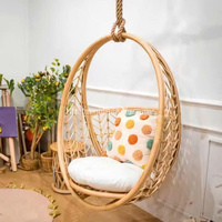 Meilleure vente Balançoire en osier pour jeux en plein air du Vietnam Dernier modèle avec coussin confortable pour bébé