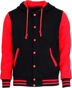 แจ็คเก็ตวาร์ซิตี้ผ้าแคนวาสแบบสั่งทำสำหรับผู้ชาย คอปกกลม กันน้ำ กลับด้านได้ สีด้านหน้าปรับแต่งได้ ขายดีในปากีสถานสำหรับสหรัฐอเมริกา/สหราชอาณาจักร - Product Image 1