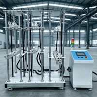 Machine d'essai d'endurance pour tiroirs de réfrigérateur, testeur de durabilité des réfrigérateurs, modèle à deux stations, compteur de cycle de vie par poussée-tirage pour tiroirs