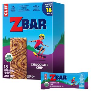 Clif Zbar - Barres énergétiques moelleuses aux pépites de chocolat - Collations pour enfants (paquet de 18) - Product Image 4