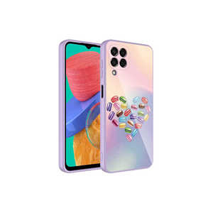 Étui en silicone de luxe à motif époxy pour Samsung Galaxy M33, coque souple en TPU rigide avec protection de l'appareil photo, élégant style INS pour 11Pro Plus - Product Image 1