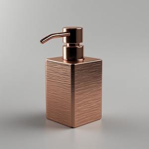 Distributeur de savon en acier inoxydable de qualité supérieure, laiton et cuivre, conçu pour les salles de bain modernes et luxueuses, offrant une durabilité et une écologie durables - Product Image 2