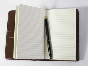 Custom Hot Sale Buffalo Leather <b>Vintage</b> Look Lovely Leather Smell Flap With Stronger Than Machine Stitch Journal Diary - Product Image 6