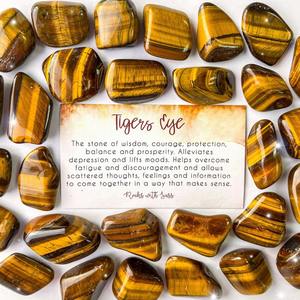 หินตาเสือแบบร่วงจากธรรมชาติคุณภาพสูงสำหรับการทำเครื่องประดับและการรักษาแบบเรกิ - Product Image 3