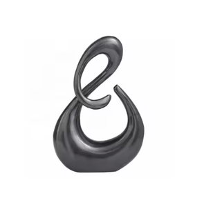 Sculptures en métal plaqué argent au design moderne Vaisselle élégante pour la décoration de mariage et d'événements multiples Cadeau d'arrivée chaude - Product Image 5