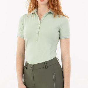 Hot Demand Camisa Ecuestre para mujer Manga corta Aspecto atemporal Ropa personalizada Venta al por mayor Baselayer Top Camisas para montar a caballo - Product Image 1