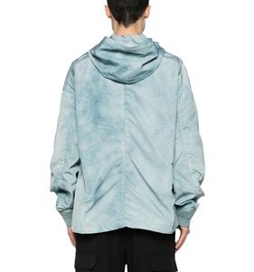 Veste coupe-vent à capuche en polyester de haute qualité entièrement imprimée par sublimation, pour homme, sport, extérieur, tie-dye, imperméable, en nylon - Product Image 2