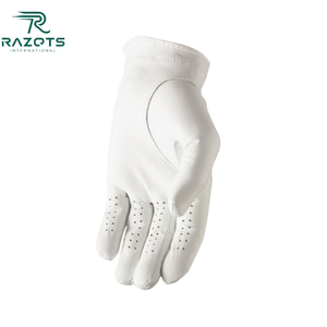 Gants de golf pour femmes OEM de haute qualité Cabretta en peau de mouton avec poignée antidérapante pour poignet Équipement de sport pour la main gauche - Product Image 4