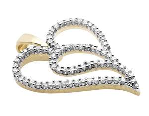 Colección de colgantes de Plata de Ley 925 en forma de corazón VVS Moissanite Diamond Iced Out para mujer - Product Image 4