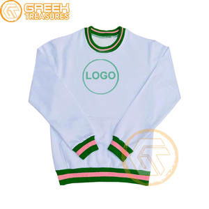 Sudadera de lana de algodón Alpha Kapa personalizada, Jersey bordado de alta calidad, Sudadera con capucha y cremallera, ropa griega para mujer - Product Image 5