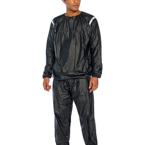 Ensemble de sport personnalisé en polyester/nylon à contraste de couleur, avec pantalon de jogging à taille élastique, respirant et antibactérien, extensible dans les quatre sens - Product Image 2