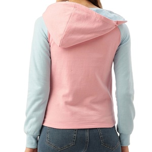 Custom Rhinestones Wings Pullover Hoodies Trending Fashion Red Cotton Blended Hoodie Sudaderas Tops Para las mujeres básicas Hoodies - Product Image 5