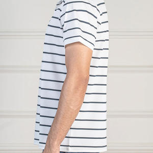 Camiseta Casual de Manga Corta para Hombre de Alta Calidad, Impresión Personalizada, Algodón, Seda Helada, Secado Rápido, Transpirable, Ecológica, 220 g/m² - Product Image 3