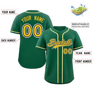 Ropa de calle Jersey de béisbol, camisa de malla personalizada para jóvenes, bordado con botones, colores llamativos, uniforme de softbol, aspecto Retro, estilo de EE. UU. - Product Image 6