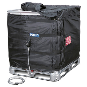 Giacca riscaldante per IBC, termostato da 0 a 90°C, con copertura isolante, 4060 - 4310 mm, 2000 watt - Product Image 1