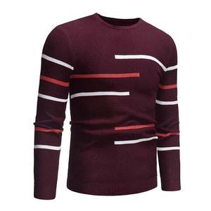 Suéter hecho de tela de punto 100%, Tops, Jersey ajustado, prendas de punto para hombres, ropa informal de moda de calle alta, suéteres cálidos de invierno - Product Image 6