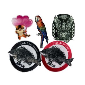 Patchs tissés écologiques personnalisés, style à coudre, alphabet anglais, triangle, cercle, couleurs jaune et bleu, sacs en toile - Product Image 5