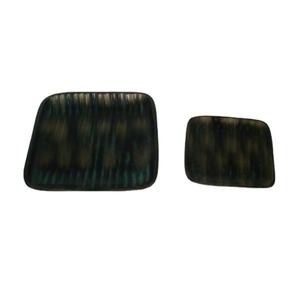 Plateau de table en aluminium de forme carrée en métal pour la table à manger, la maison et la cuisine avec une finition de couleur noire de haute qualité - Product Image 1