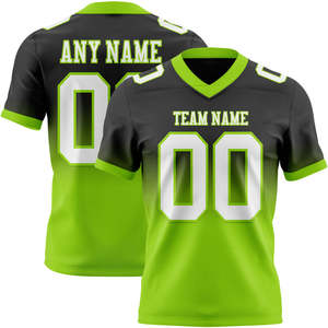 Nouveauté, maillot de football américain unisexe pour adultes, manches courtes, protection UV, personnalisable, respirant, vente en gros - Product Image 6