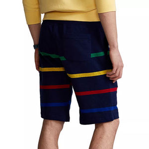 <b>Men's</b> Best Quality Casual Mid Elastic <b>Cargo</b> <b>Shorts</b> Quick Dry Breathable 100% Cotton Fleece Sweatshirts Vintage Solid Pattern - Product Image 3