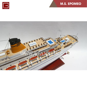 Gia Nhien Fabricant Conception personnalisée quantité minimale de commande bas MS EPOMEO MODÈLE DE BATEAU EN BOIS MODÈLE DE BATEAU EN bois DE HAUTE QUALITÉ - Product Image 4
