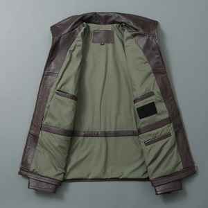 แจ็กเก็ตหนังฤดูหนาวสำหรับผู้ชายสินค้ามาใหม่เสื้อแจ็คเก็ตหนังคุณภาพสูงผลิตตามสั่งจากโรงงานในปากีสถาน - Product Image 3