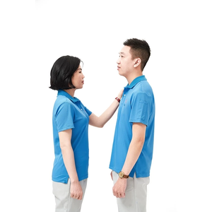 Tela de Piqué de Poliéster para Impresión por Transferencia de Calor/Bordado FMF, Elástica en 4 Direcciones, 200 Gramos, Vietnamita, para Camiseta, Azul Cielo - Product Image 3