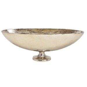 Plateau en métal design de luxe argenté avec une taille de 30x2.5x18cm grande qualité à bas prix pour la vaisselle - Product Image 2