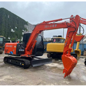 Hitachi ZX60 Excavadora de orugas usada 6TON Mini excavadora de segunda mano Motor japonés original Engranaje de motor de alta eficiencia Stock de fábrica - Product Image 6