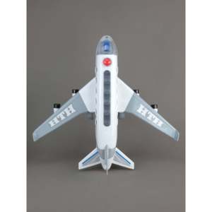 Avión de Juguete Bharat HTH de Plástico para Niños con Alas Plegables, Funciona con Fricción, Incluye Figura de Piloto, por UA TOYS - Product Image 3